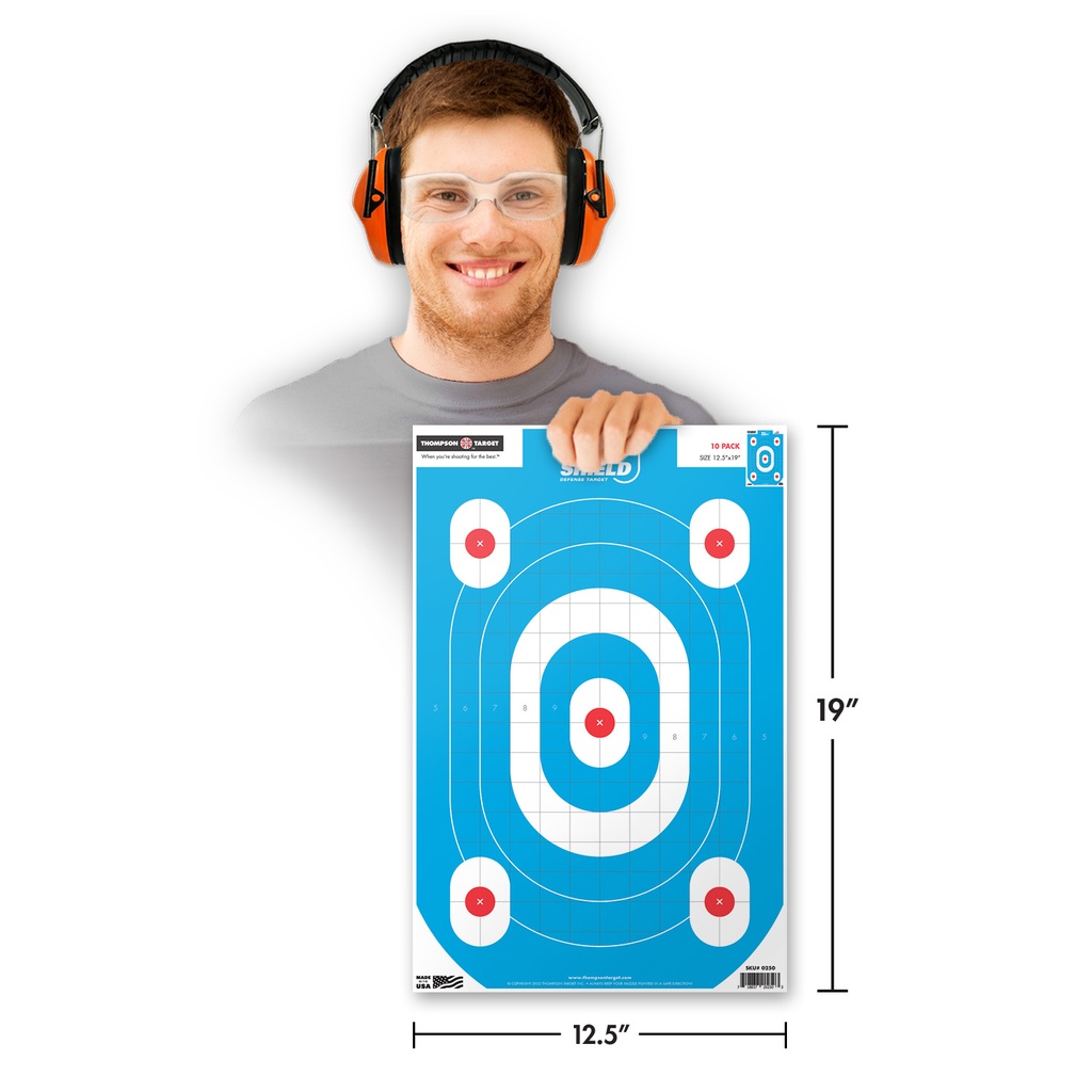 B27-Shield 12.5&quot;x19&quot; size