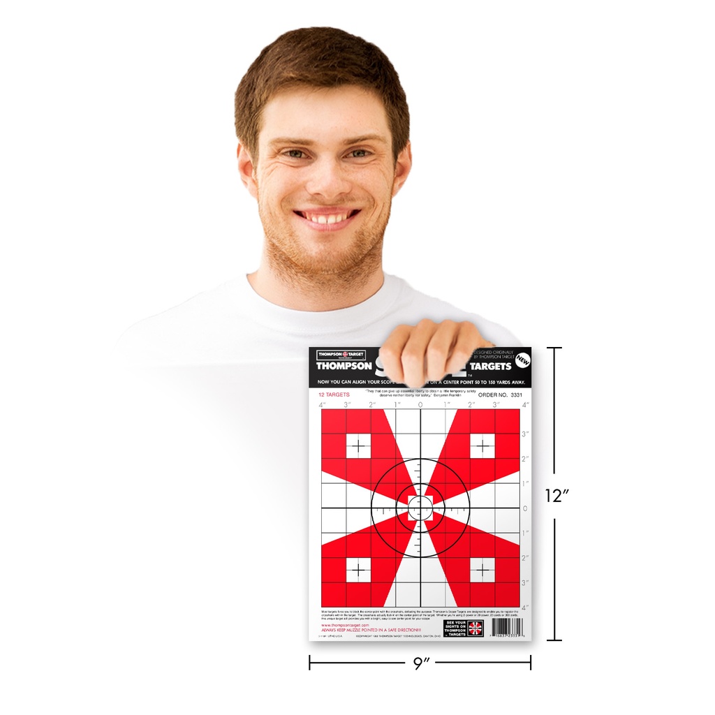Scope 9&quot;x12&quot; Paper Targets size