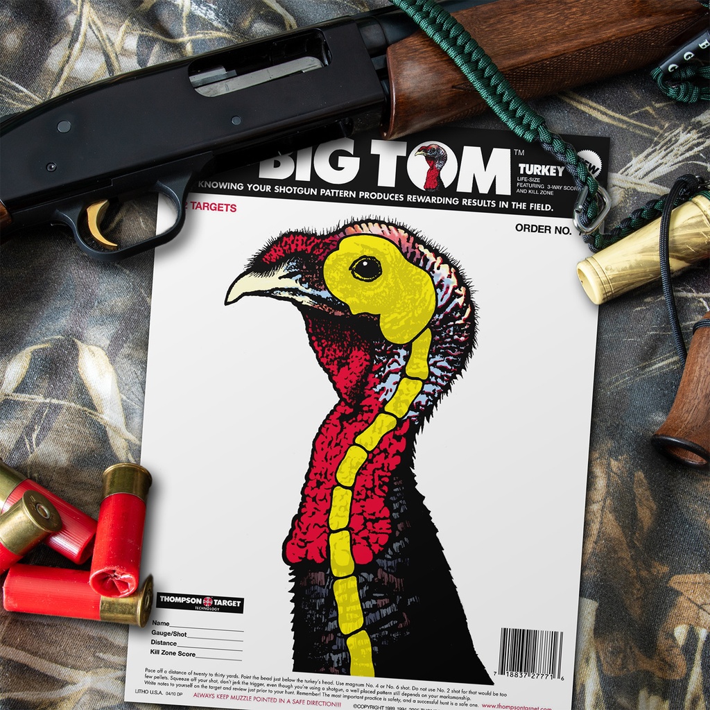 Life-Size Turkey 9&quot;x12&quot; with shotgun