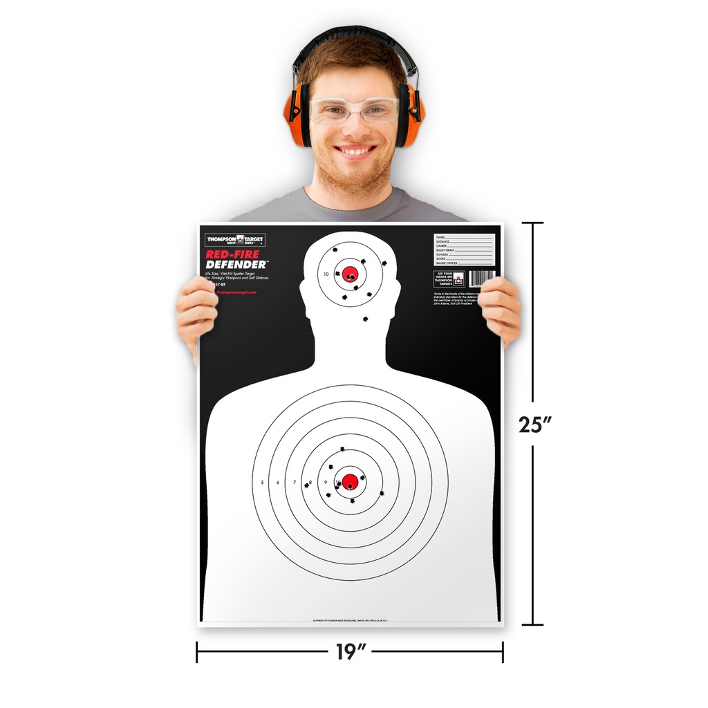 Case of 12 Red-Fire Silhouette 19&quot;x25&quot; size