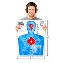B27-IMZ Upper Torso 19&quot;x25&quot; Paper Targets (100 Pack)