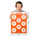 Basic Training Bullseye 19&quot;x25&quot; Paper Targets (100 Pack)
