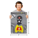 Crazy Bones Knife 19&quot;x25&quot; Paper Target (100 Pack)