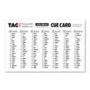 Cue Card for TAC (Training w/Audible Cues) Target - 5.5&quot;x8.5&quot;