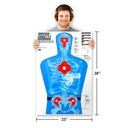 B27-IMZ Silhouette 25&quot;x38&quot; Paper Targets (200 Case)