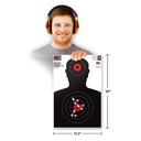 HALO Life-Size Silhouette 12.5&quot;x19&quot; Reactive Targets (20 Pack)
