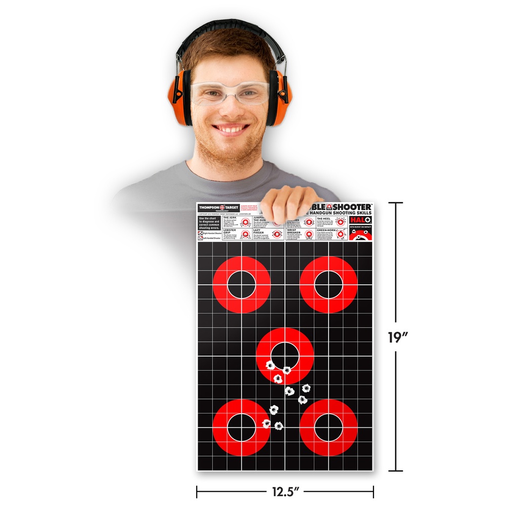 HALO Trouble Shooter 12.5&quot;x19&quot; Reactive Targets (20 Pack)