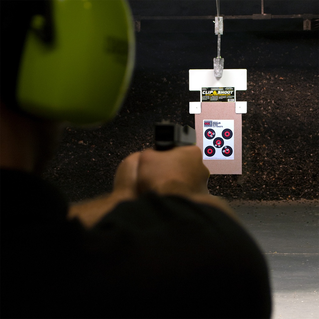 HALO 5x3&quot; Bullseye 8.5&quot;x11&quot; Reactive Targets (10 Pack)