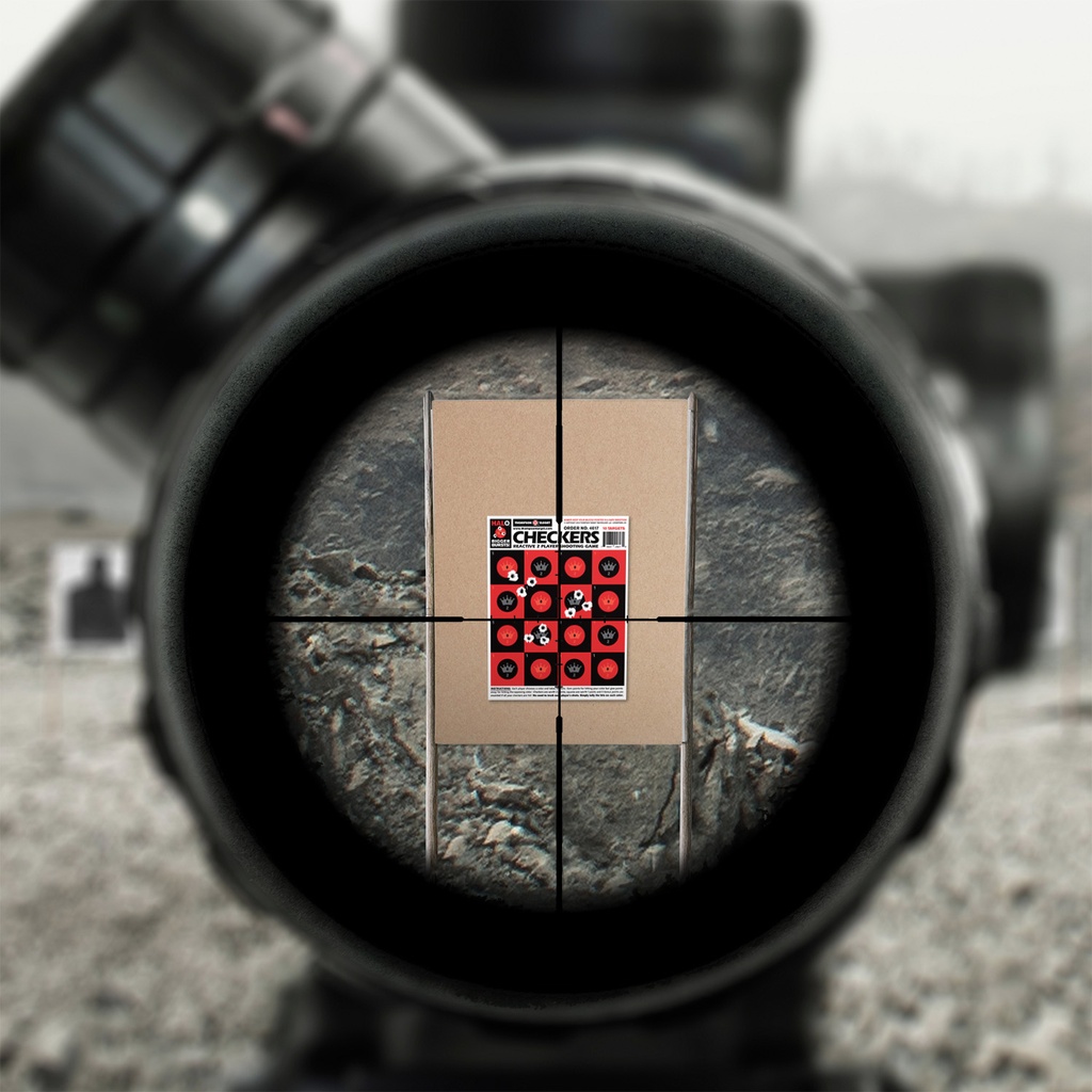 HALO Checkers 8.5&quot;x11&quot; Reactive Targets (10 Pack)