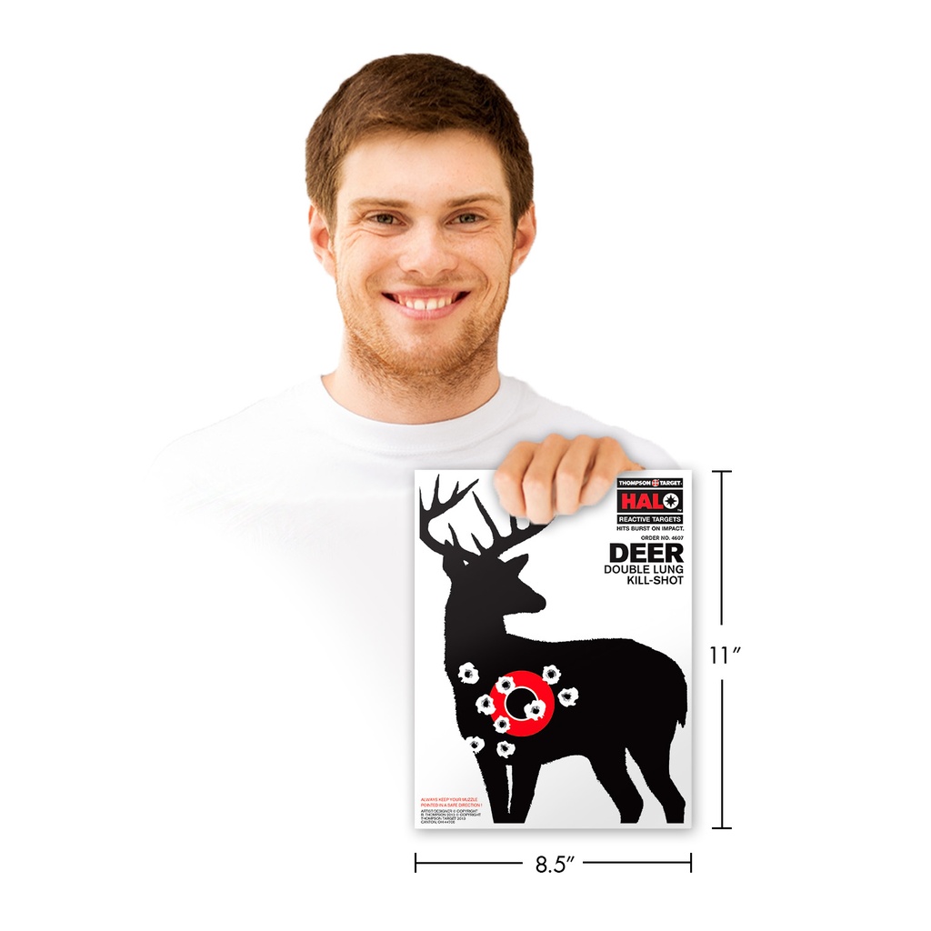 HALO Deer 8.5&quot;x11&quot; Reactive Targets (10 Pack)