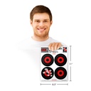 HALO 4x4&quot; Bullseye 8.5&quot;x11&quot; Reactive Targets (10 Pack)