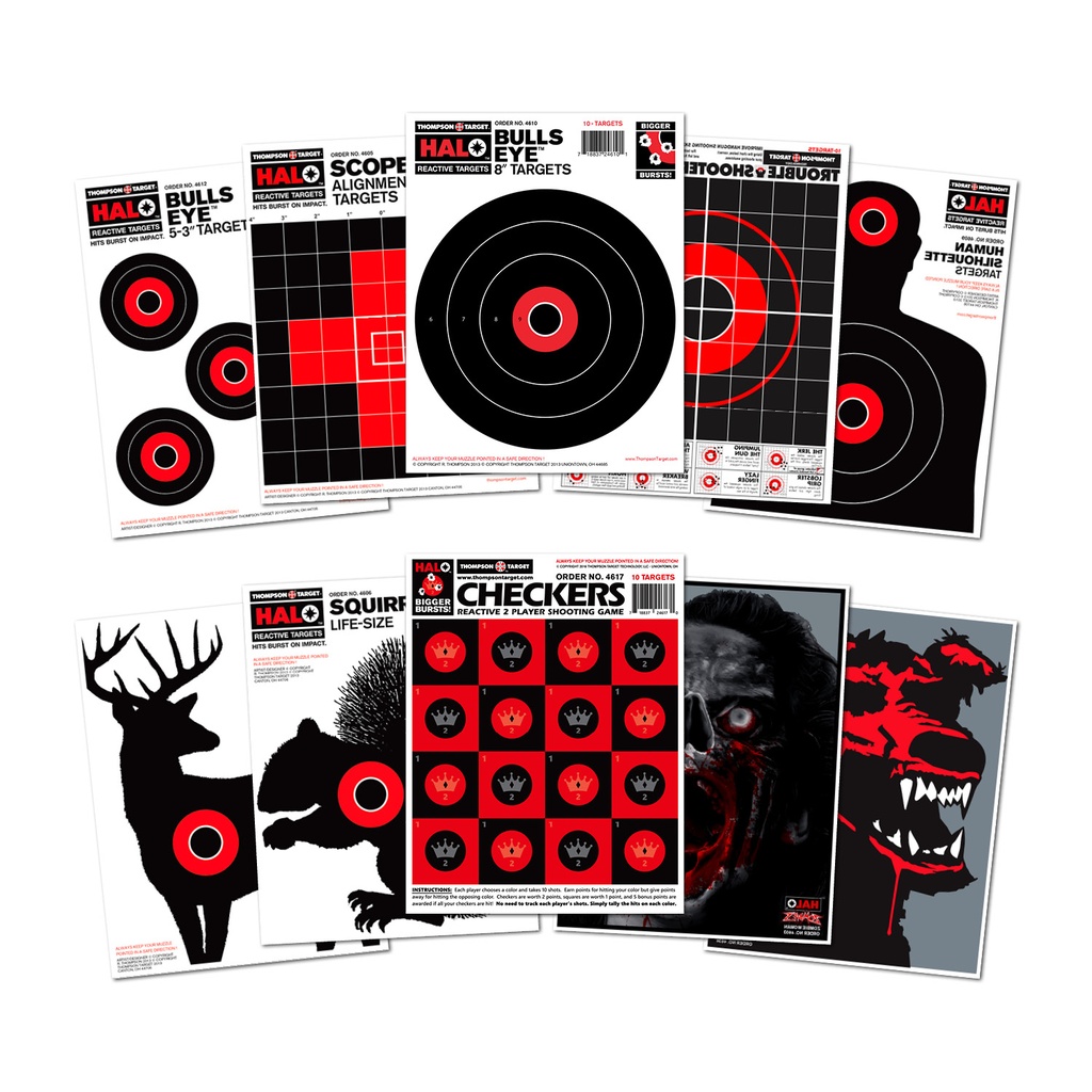 HALO Mix Pack (1 Each of 10 Targets)