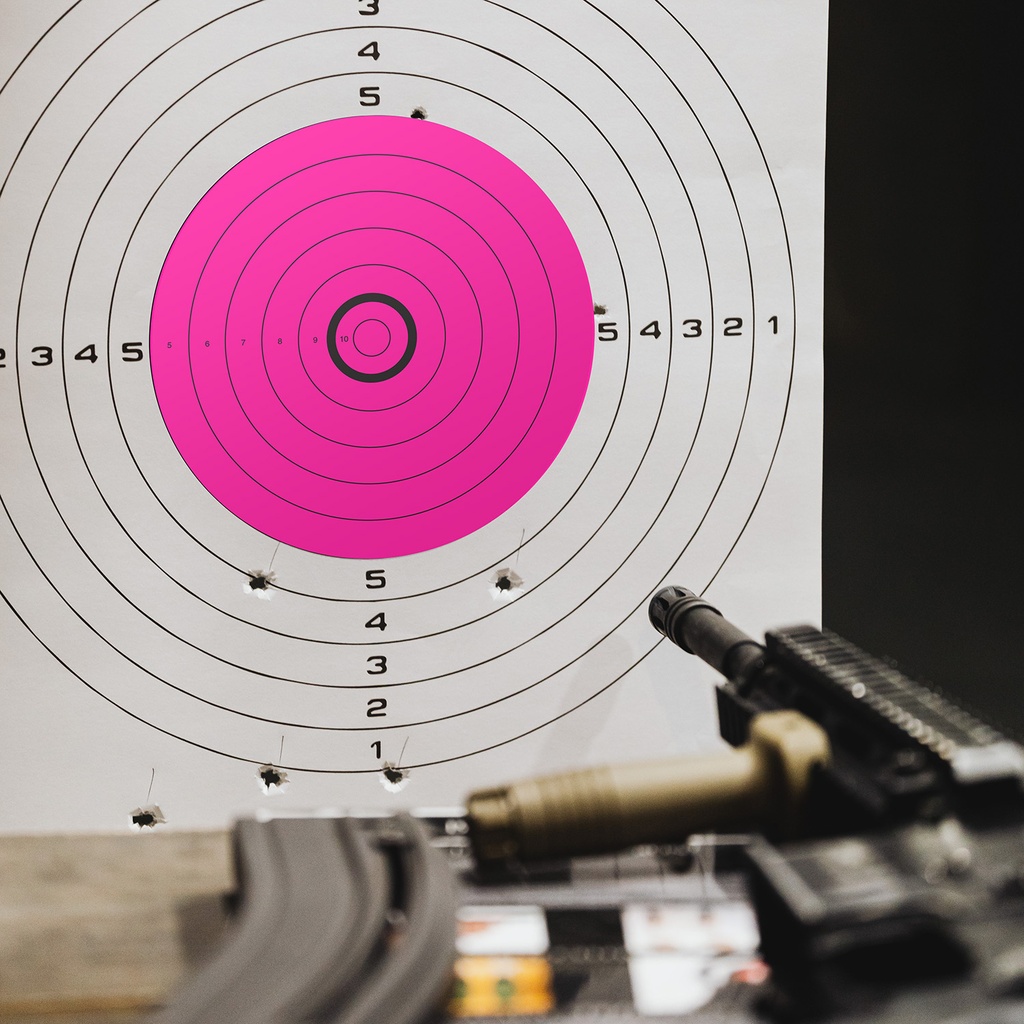 Shot-Spotter Pink 6.5&quot;x9&quot; Adhesive Targets (30 Pack)
