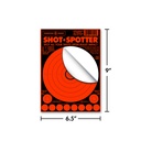 Shot-Spotter Orange 6.5&quot;x9&quot; Adhesive Targets (10 Pack)