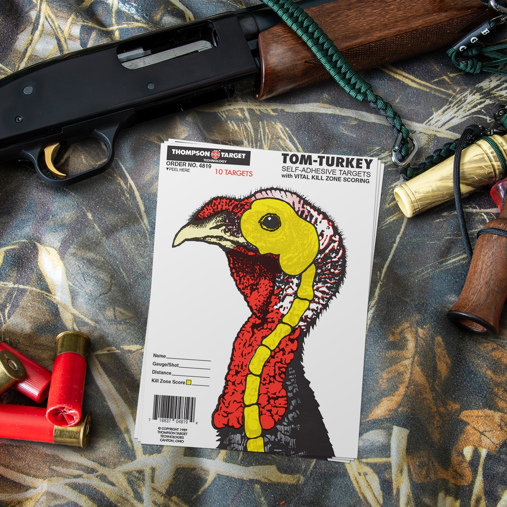 Life-Size Turkey 6.5&quot;x9&quot; Adhesive Targets (30 Pack)