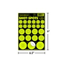 Shot-Spots Green 6.5&quot;x9&quot; Adhesive Target (10 Pack)