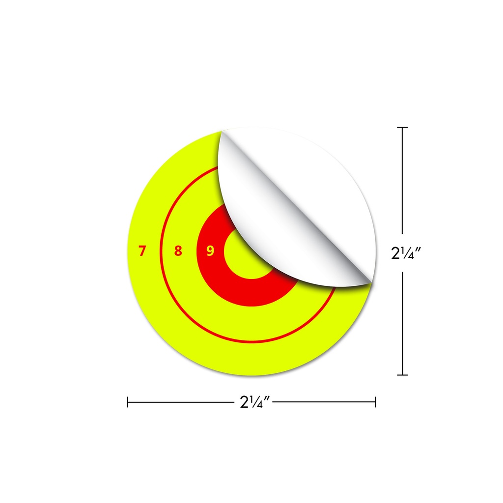 Super-Sight Green 2.25&quot; Adhesive Targets (50 Pack)