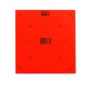Hot Spots 3&quot; Adhesive Targets Box of 100 Sheets (4/Sheet)