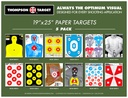 Metal Display with 144 Units of 19&quot;x25&quot; Paper Targets 5/Pack