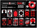 Metal Display with 144 Units of 12.5&quot;x19&quot; HALO Reactive Targets 5/Pack