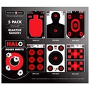 72 Units Metal Display with 72 Units of 12.5&quot;x19&quot; HALO Reactive Targets 5/Pack
