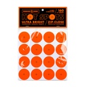 Hot Spots 1.5&quot; Fluorescent Orange Adhesive Target Sheets (10 Pack)