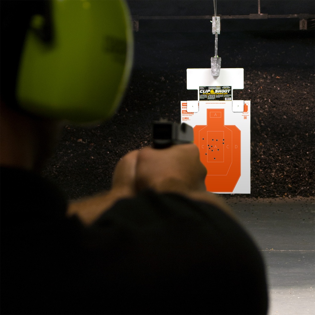 Basic Training 75% IPSC/USPSA 19&quot;x25&quot; Paper Targets on shooting range