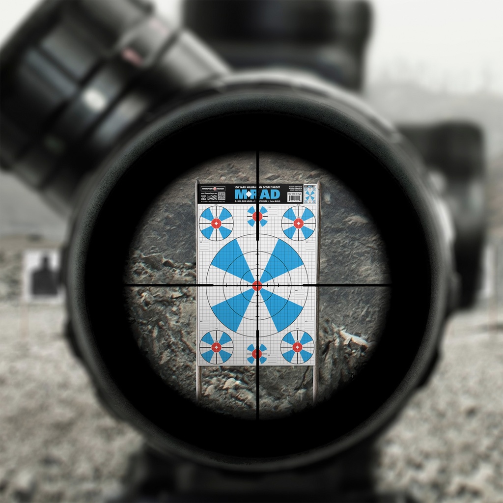 M-Rad 12.5"x19" Paper Targets (Retail 10 Pack) in scope