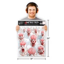 Infected Zombie Shooting Game 19"x25" Paper Targets (5 Pack)