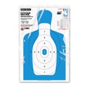 B27Q-Blue Half-Size Silhouette 12.5&quot;x19&quot; Paper Target (Retail 10 Pack)