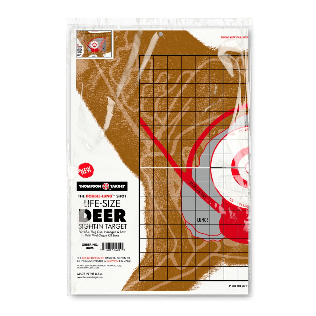 Life-Size Deer 19"x25" Paper Targets (Retail 5 Pack)