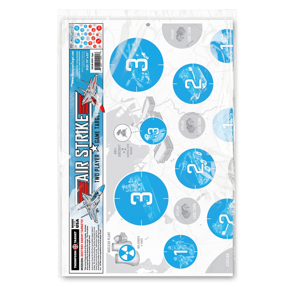 Air Strike Game 19&quot;x25&quot; Paper Targets (Retail 20 Pack)