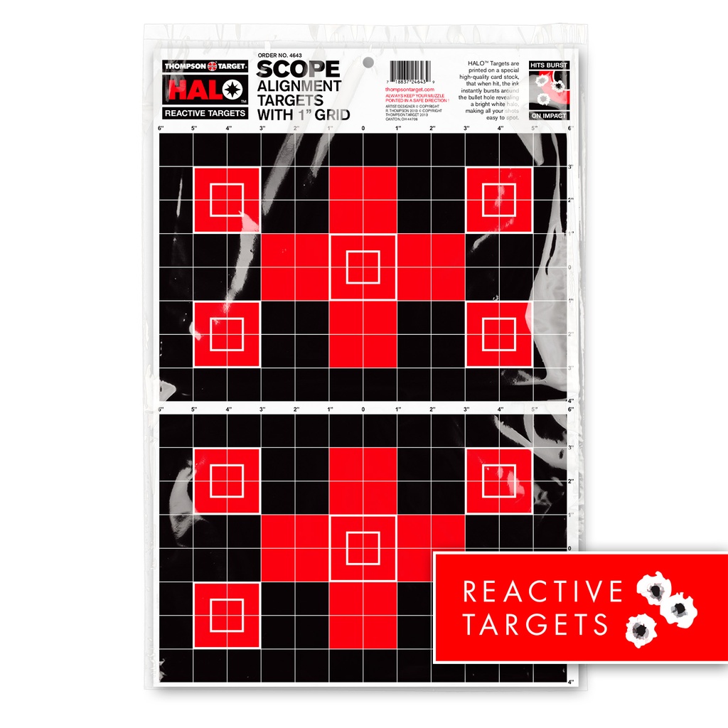 HALO Scope 12.5"x19" Reactive Targets (Retail 5 Pack)