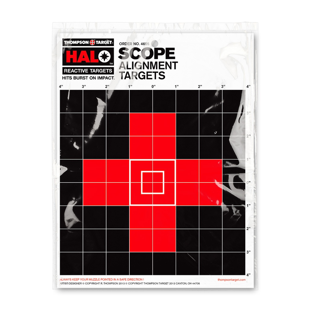 HALO Scope 8.5"x11" Reactive Targets (Retail 10 Pack)