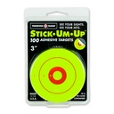 Stick-Um-Up Green 3&quot; Adhesive Targets (Retail 100 Pack)