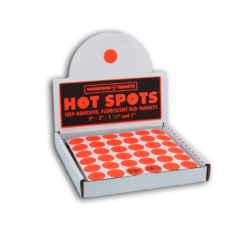 Hot Spots 1&quot; Adhesive Targets Box of 100 Sheets (34/Sheet)