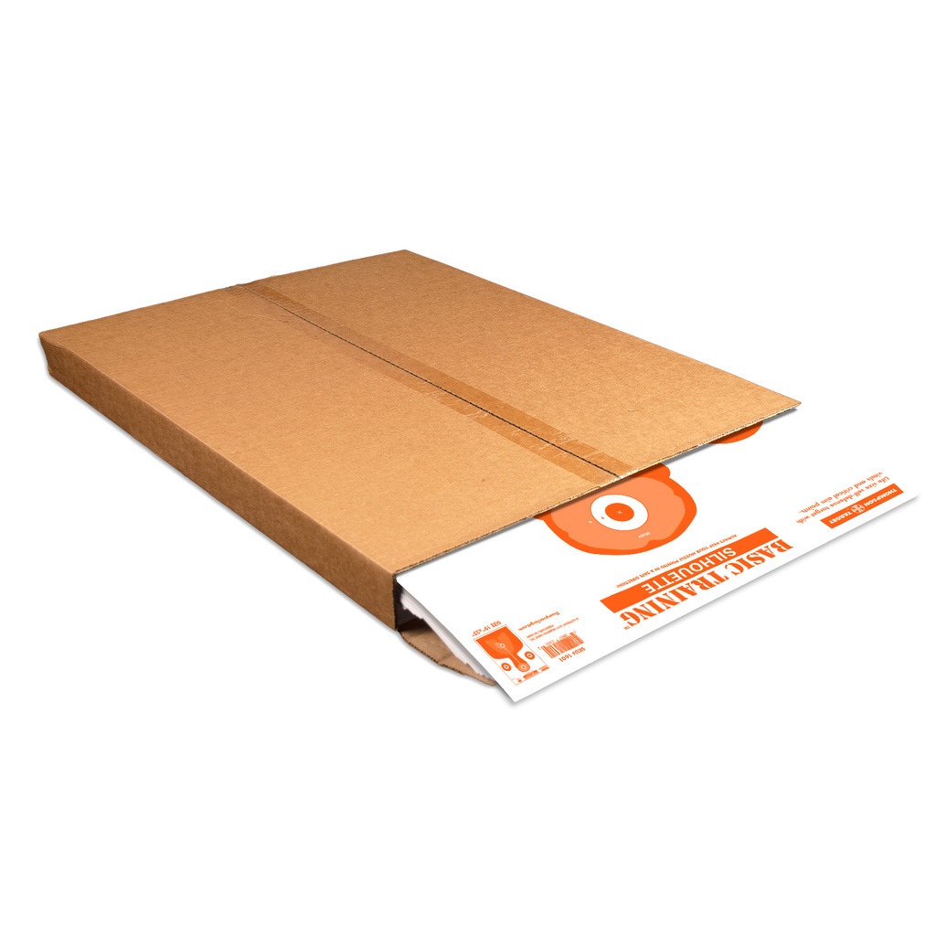 Basic Training Silhouette 19"x25" Paper Targets (Bulk 500 Case)