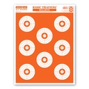 Basic Training Bullseye 19&quot;x25&quot; Paper Targets (Bulk 100 Pack)