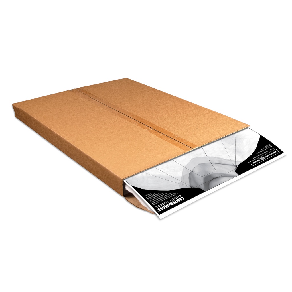 Center-Mass Defense 19&quot;x25&quot; Paper Targets (Bulk 500 Case)