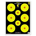 Neon Bullseye 19&quot;x25&quot; Paper Targets (Bulk 100 Pack)