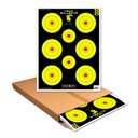 Neon Bullseye 19"x25" Paper Targets (Bulk 500 Case)