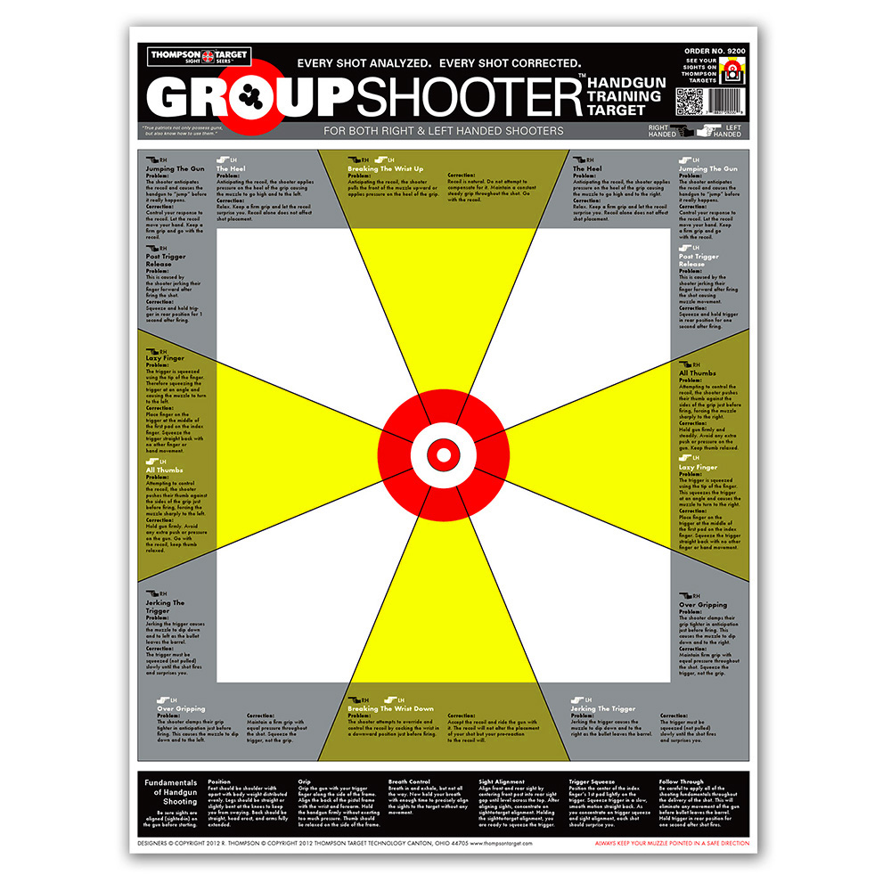 Group Shooter 19&quot;x25&quot; Paper Targets (Bulk 100 Pack)