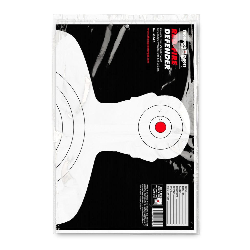 Red-Fire Silhouette 19&quot;x25&quot; Paper Targets (Retail 5 Pack)
