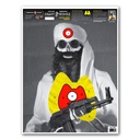 Crazy Bones Terrorist 19"x25" Paper Targets (Bulk 100 Pack)