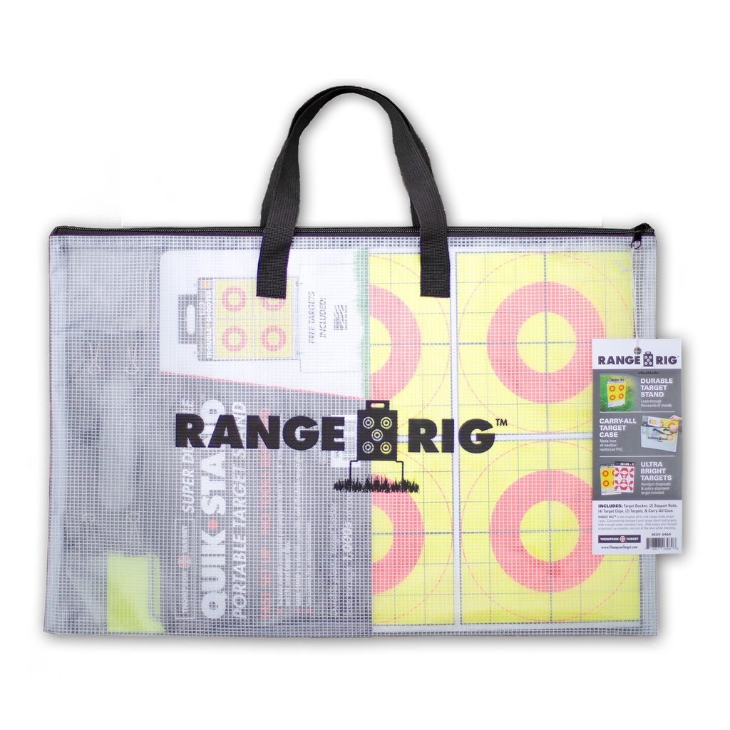 Range Rig All-In-One Target Stand, Targets, &amp; Carry Case