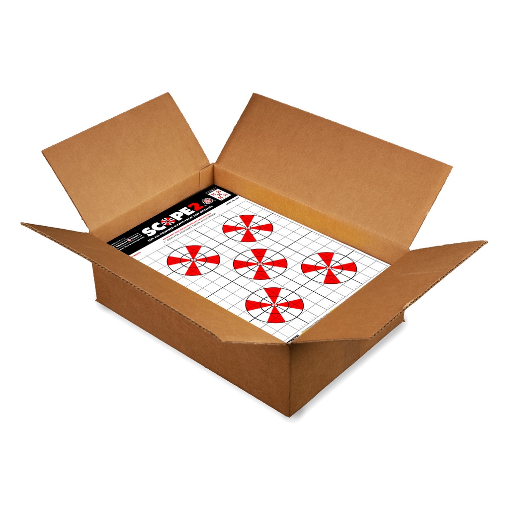 Scope2 12.5&quot;x19&quot; Paper Targets (Bulk 1,000 Case)