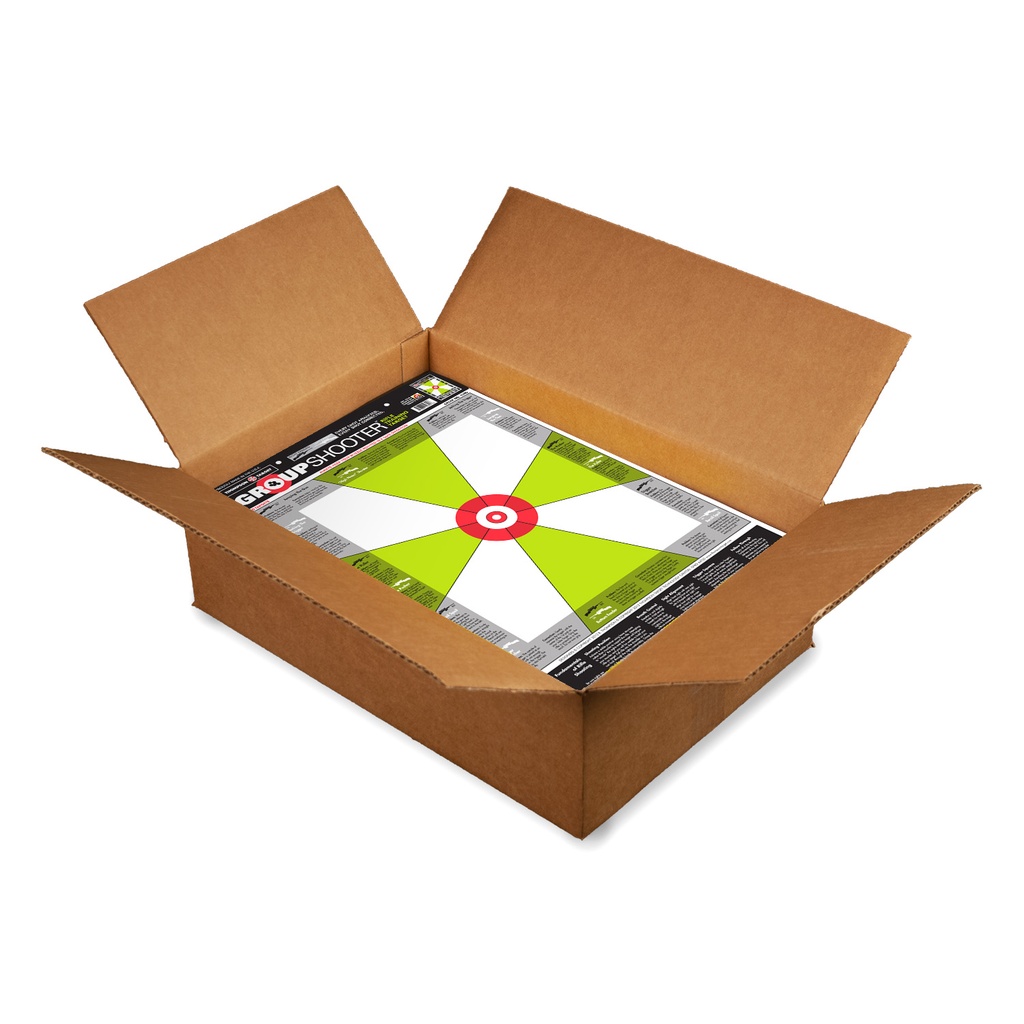 Group Shooter Rifle 12.5"x19" Paper Targets (Bulk 1,000 Case)