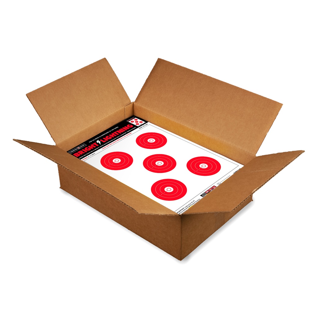 Bright Lightning 12.5"x19" Paper Targets (1,000 Case)