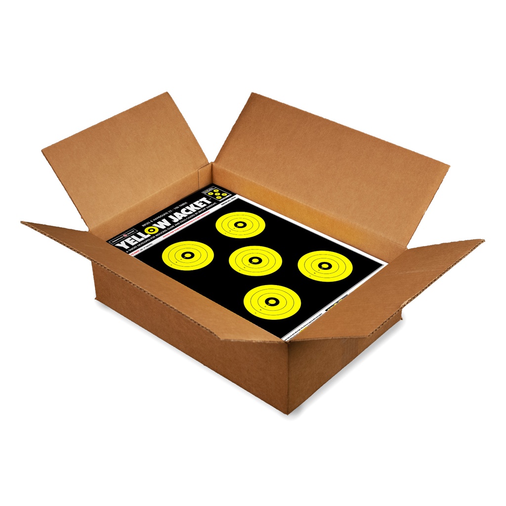 Yellow Jacket 12.5&quot;x19&quot; Paper Targets (Bulk 1,000 Case)