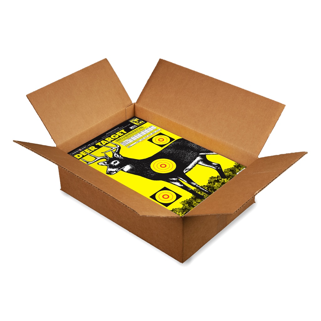 Deer 12.5&quot;x19&quot; Paper Targets (Bulk 1,000 Case)